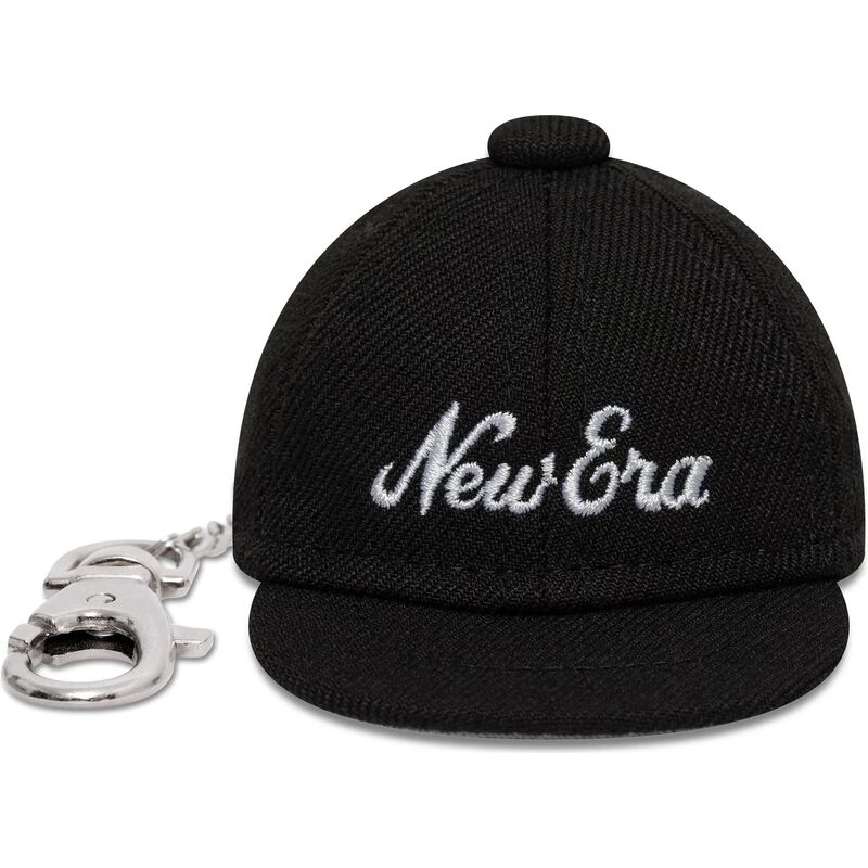 new-era-mini-cap-chain-black-keychain