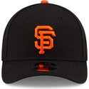 new-era-curved-brim-orange-logo-9forty-m-crown-player-replica-san-francisco-giants-mlb-black-snapback-cap