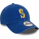 new-era-curved-brim-9twenty-core-classic-seattle-mariners-mlb-blue-adjustable-cap