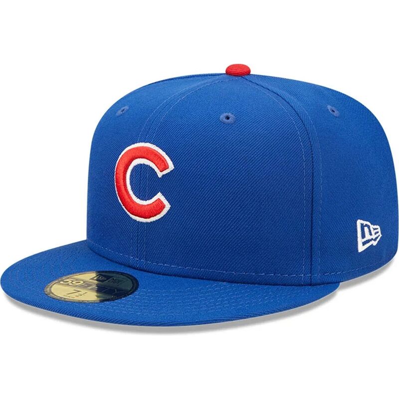 new-era-flat-brim-59fifty-ac-perf-chicago-cubs-mlb-blue-fitted-cap new-era-flat-brim-59fifty-ac-perf-chicago-cubs-mlb-blue-fitted-cap