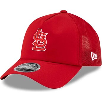 New Era 9FORTY APEX Batting Practice St. Louis Cardinals MLB Red Trucker Hat
