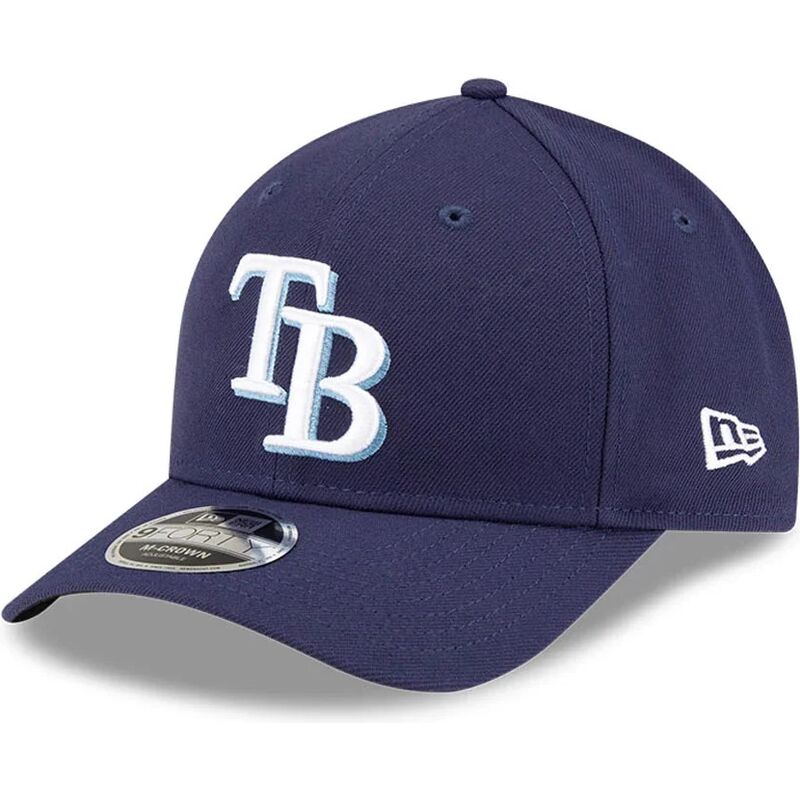 new-era-curved-brim-9forty-m-crown-player-replica-tampa-bay-rays-mlb-navy-blue-snapback-cap