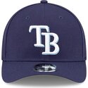 new-era-curved-brim-9forty-m-crown-player-replica-tampa-bay-rays-mlb-navy-blue-snapback-cap