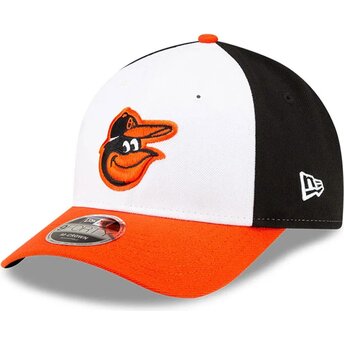New Era Curved Brim 9FORTY M-Crown Player Replica Baltimore Orioles MLB Orange and Black Snapback Cap