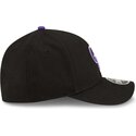 new-era-curved-brim-purple-logo-9forty-m-crown-player-replica-colorado-rockies-mlb-black-snapback-cap