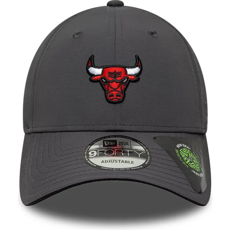 new-era-curved-brim-9forty-recycled-chicago-bulls-nba-grey-adjustable-cap