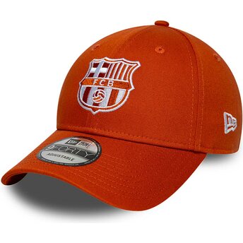 New Era Curved Brim 9FORTY Seasonal FC Barcelona LALIGA Orange Adjustable Cap