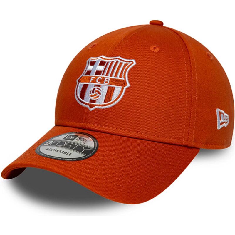 new-era-curved-brim-9forty-seasonal-fc-barcelona-laliga-orange-adjustable-cap