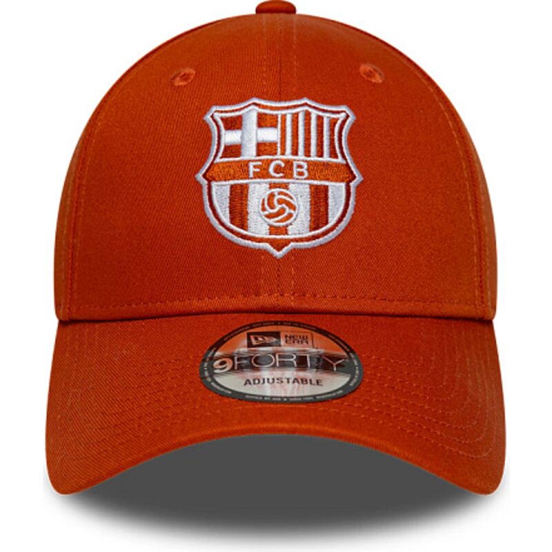 new-era-curved-brim-9forty-seasonal-fc-barcelona-laliga-orange-adjustable-cap