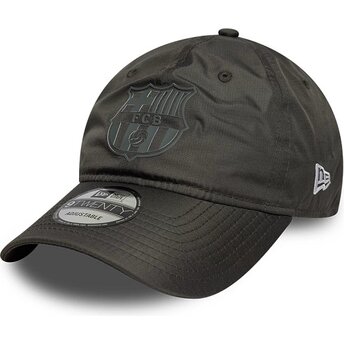 New Era Curved Brim 9TWENTY Ripstop FC Barcelona LALIGA Grey Adjustable Cap