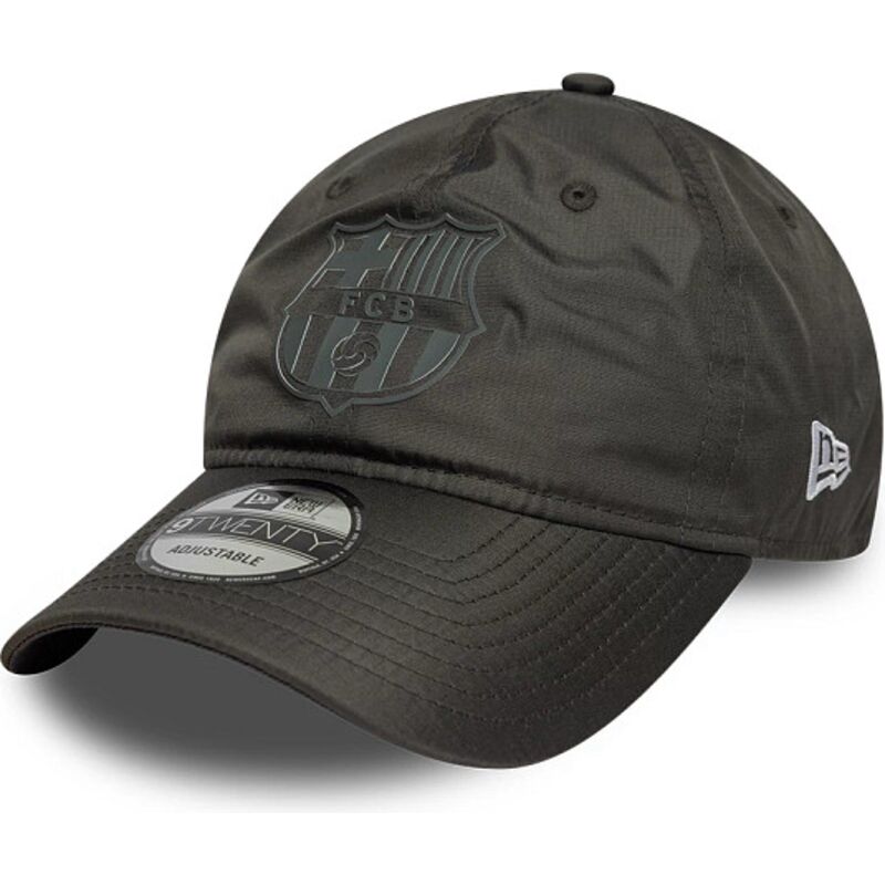 new-era-curved-brim-9twenty-ripstop-fc-barcelona-laliga-grey-adjustable-cap