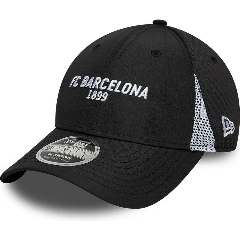 new-era-curved-brim-9forty-m-crown-featherweight-poly-fc-barcelona-laliga-black-snapback-cap