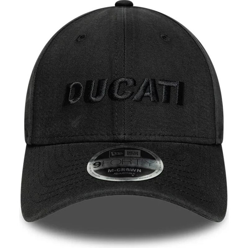 new-era-curved-brim-black-logo-9forty-m-crown-wordmark-ducati-motor-motogp-black-snapback-cap new-era-curved-brim-black-logo-9forty-m-crown-wordmark-ducati-motor-motogp-black-snapback-cap