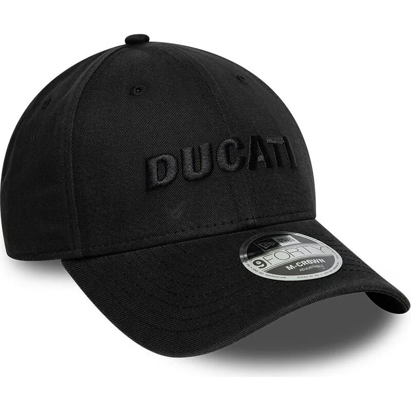 new-era-curved-brim-black-logo-9forty-m-crown-wordmark-ducati-motor-motogp-black-snapback-cap new-era-curved-brim-black-logo-9forty-m-crown-wordmark-ducati-motor-motogp-black-snapback-cap
