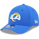 new-era-curved-brim-9forty-m-crown-team-los-angeles-rams-nfl-blue-snapback-cap