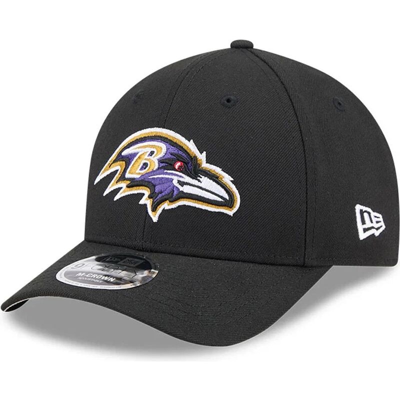 new-era-curved-brim-9forty-m-crown-team-baltimore-ravens-nfl-black-snapback-cap