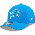 new-era-curved-brim-9forty-m-crown-team-detroit-lions-nfl-blue-snapback-cap