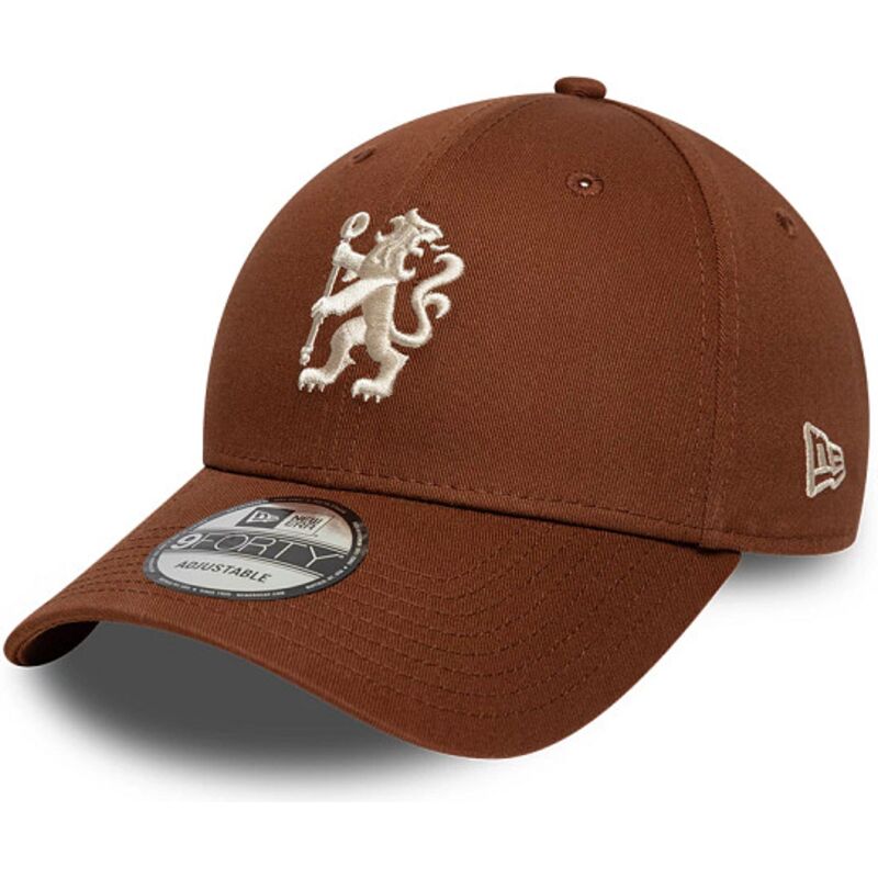 new-era-curved-brim-9forty-team-chelsea-football-club-premier-league-brown-snapback-cap