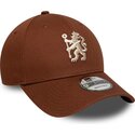 new-era-curved-brim-9forty-team-chelsea-football-club-premier-league-brown-snapback-cap