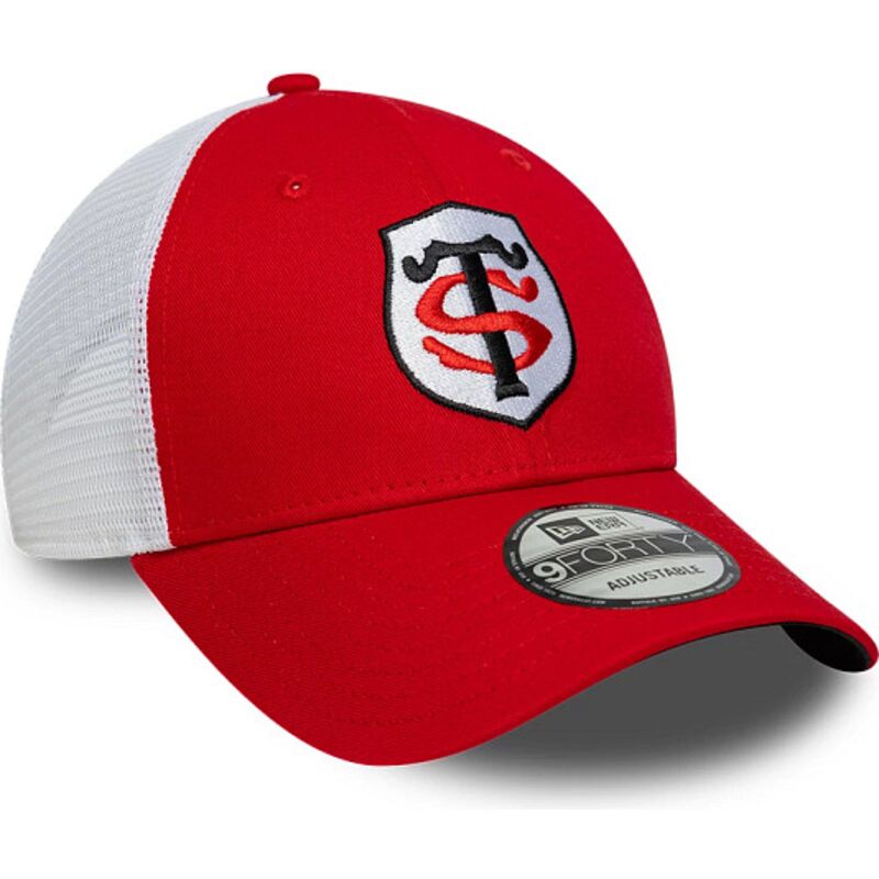 new-era-9forty-league-stade-toulousain-top-14-red-and-white-adjustable-trucker-hat