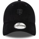 new-era-curved-brim-black-logo-9forty-baby-cord-stade-toulousain-top-14-black-adjustable-cap