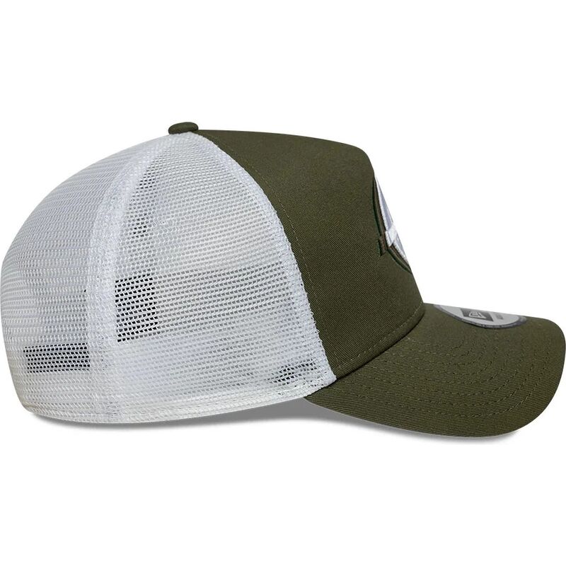 new-era-a-frame-seasonal-haas-f1-team-formula-1-green-and-white-trucker-hat