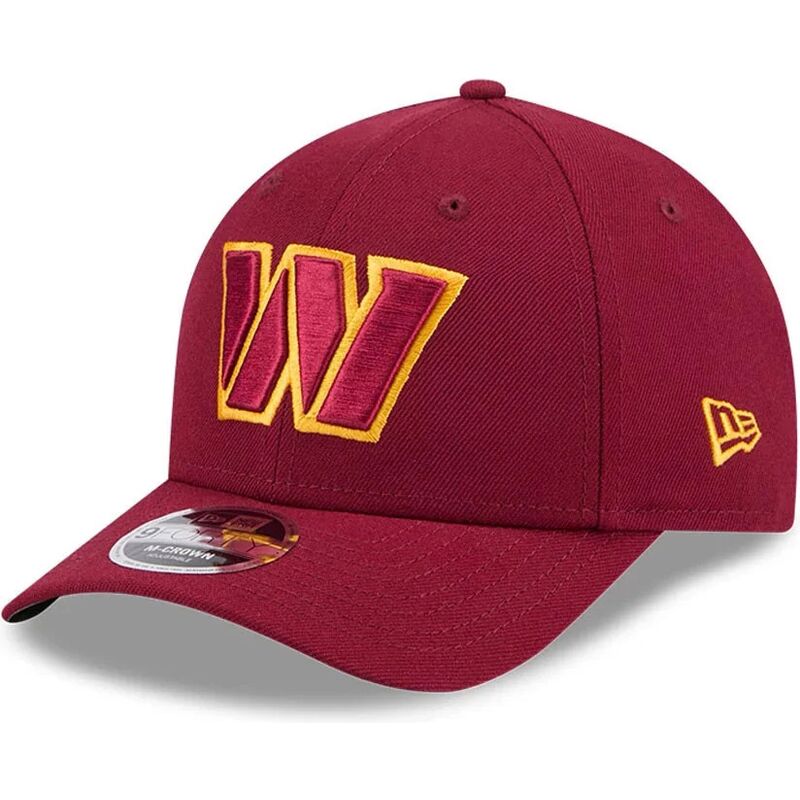 new-era-curved-brim-9forty-m-crown-team-washington-commanders-nfl-red-snapback-cap