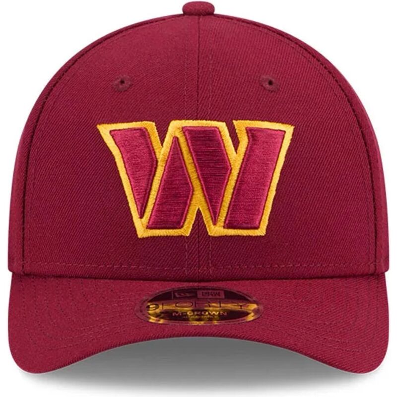 new-era-curved-brim-9forty-m-crown-team-washington-commanders-nfl-red-snapback-cap