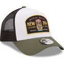 new-era-a-frame-location-icon-hawaii-green-and-white-trucker-hat
