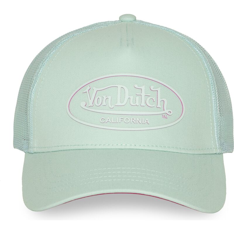 von-dutch-log21-green-and-pink-trucker-hat von-dutch-log21-green-and-pink-trucker-hat
