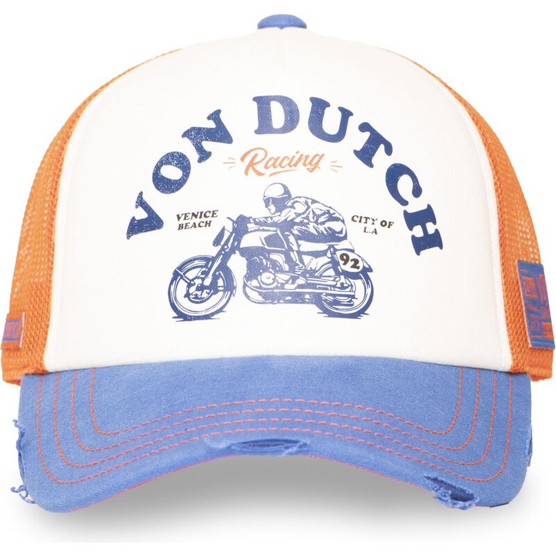 von-dutch-crew34-orange-and-blue-trucker-hat