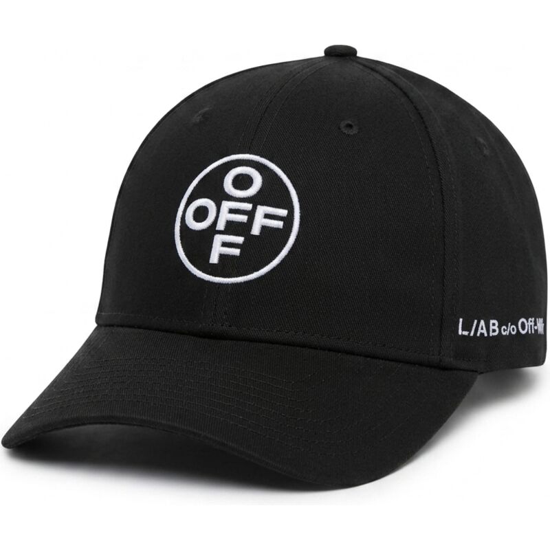 l-ab-c-o-off-white-curved-brim-white-logo-off-embroidered-twill-black-adjustable-cap l-ab-c-o-off-white-curved-brim-white-logo-off-embroidered-twill-black-adjustable-cap