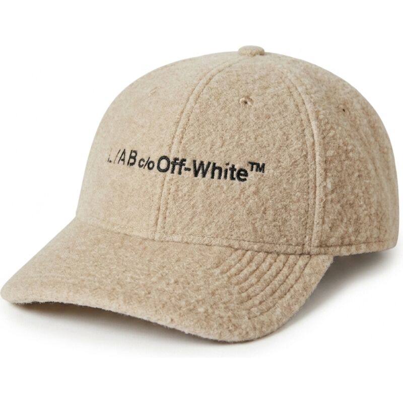 l-ab-c-o-off-white-curved-brim-embroidered-sherpa-beige-adjustable-cap