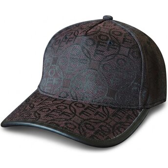 L/AB c/o Off-White™ Curved Brim Off Jacquard Canvas Maroon Adjustable Cap