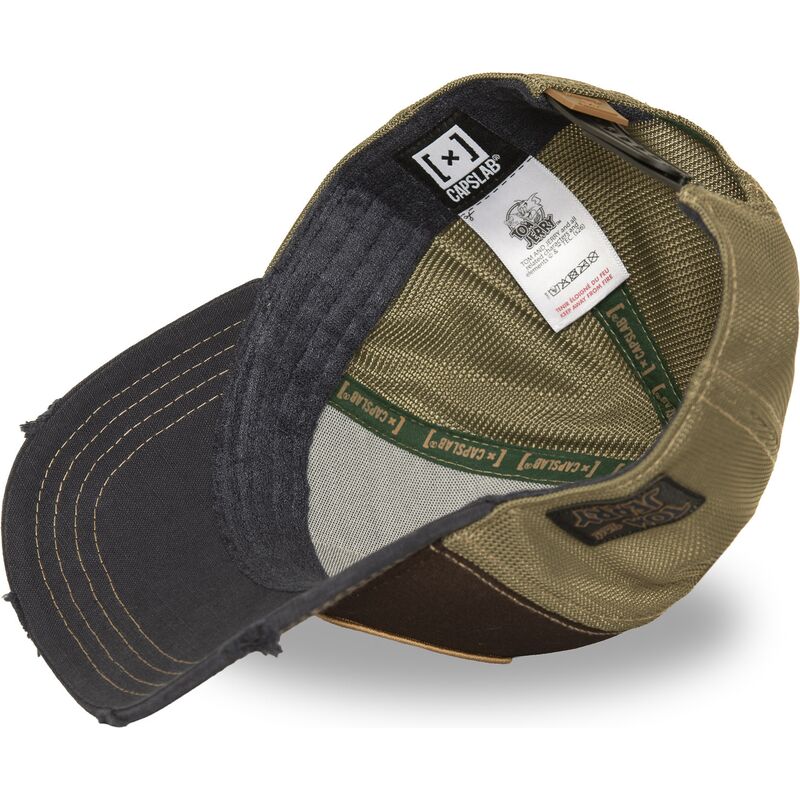 capslab-tom-and-jerry-taj9-jat-looney-tunes-brown-trucker-hat capslab-tom-and-jerry-taj9-jat-looney-tunes-brown-trucker-hat