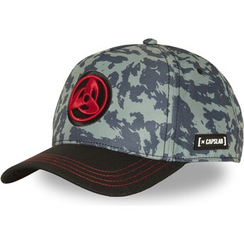 Capslab Curved Brim Kakashi Hatake NS7 KAK Naruto Multicolor Snapback Cap