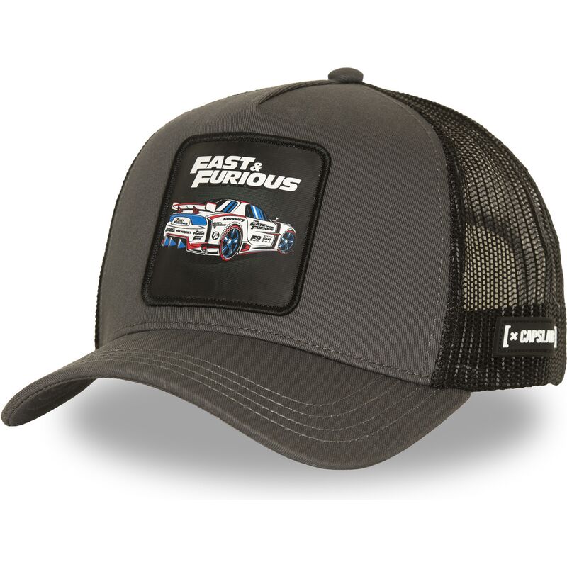 capslab-ff01-dri-fast-furious-grey-and-black-trucker-hat