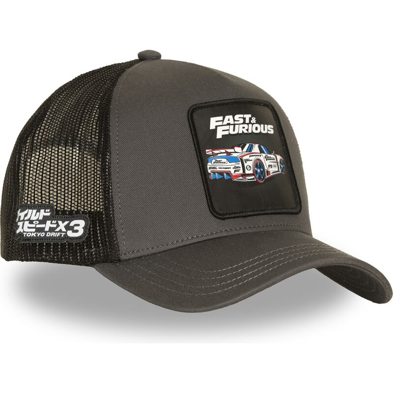 capslab-ff01-dri-fast-furious-grey-and-black-trucker-hat