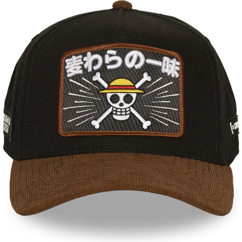 capslab-straw-hat-pirates-op8-mug-one-piece-brown-trucker-hat