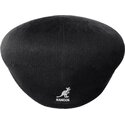 kangol-tropic-504-black-flat-cap