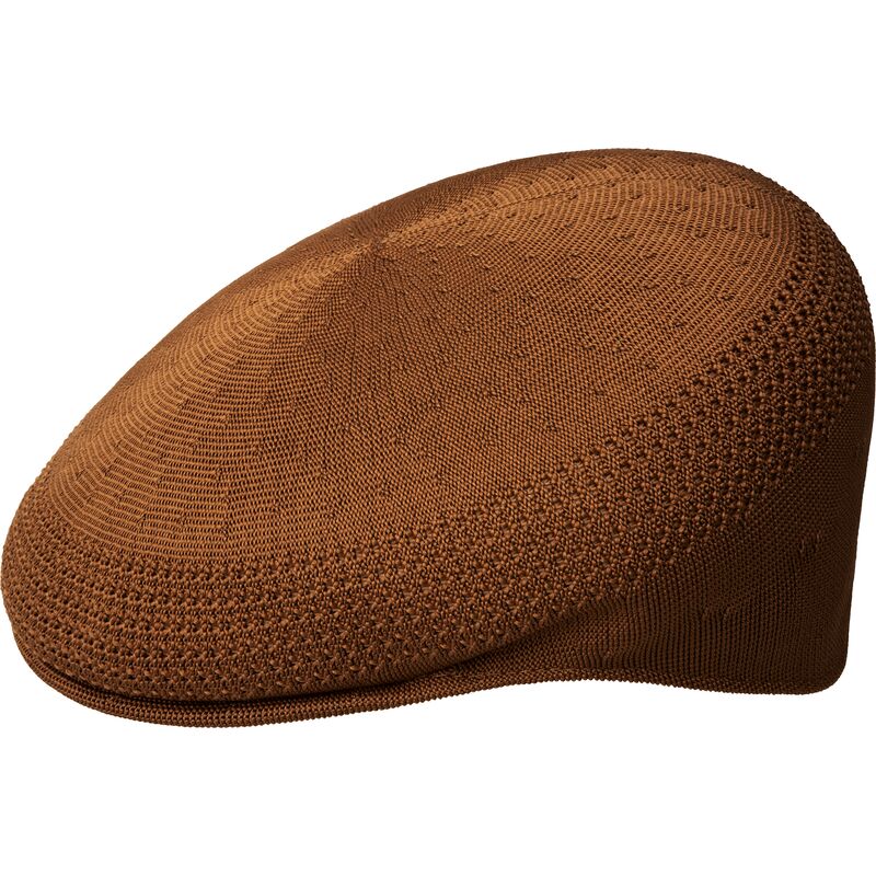 kangol-tropic-504-ventair-cognac-brown-flat-cap