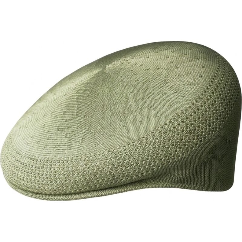 kangol-tropic-504-ventair-oil-green-flat-cap