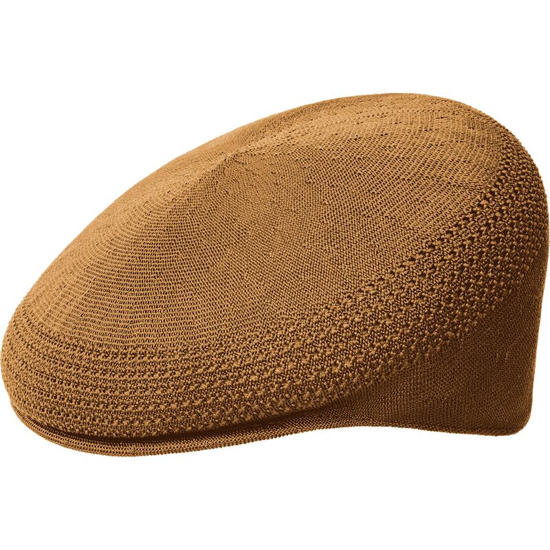 kangol-tropic-504-ventair-tan-brown-flat-cap