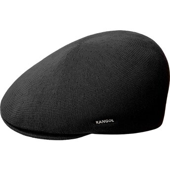Kangol Bamboo 507 Black Flat Cap