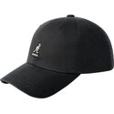 kangol-curved-brim-washed-baseball-black-adjustable-cap