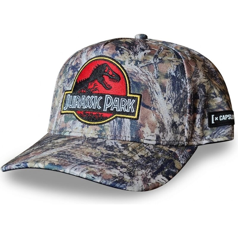 capslab-curved-brim-jur2-cam-jurassic-park-camouflage-snapback-cap