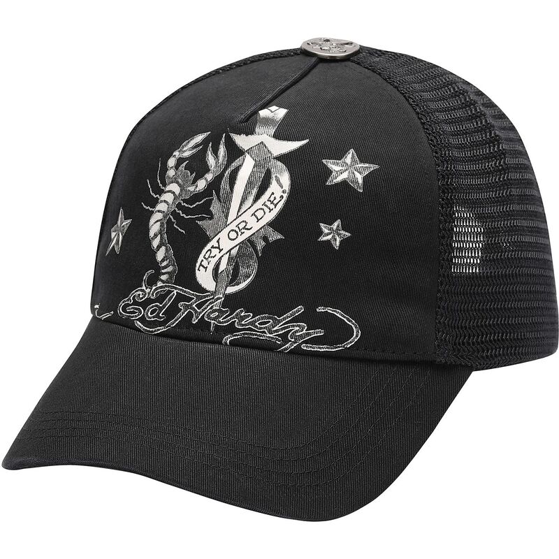 ed-hardy-dagger-scorpion-black-trucker-hat ed-hardy-dagger-scorpion-black-trucker-hat