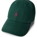 polo-ralph-lauren-curved-brim-maroon-logo-cotton-chino-classic-sport-dark-green-adjustable-cap