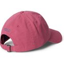 polo-ralph-lauren-curved-brim-grey-logo-cotton-chino-classic-sport-pink-adjustable-cap
