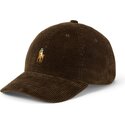 polo-ralph-lauren-curved-brim-corduroy-brown-adjustable-cap